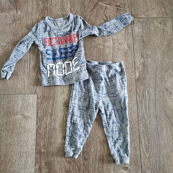 3/$12 Joe Fresh Toddler Boy pajamas 12-18 m - Picture 1 of 4